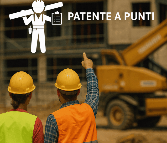 Patente a punti in cantiere